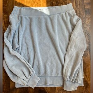 H&M off the shoulder sweatshirt